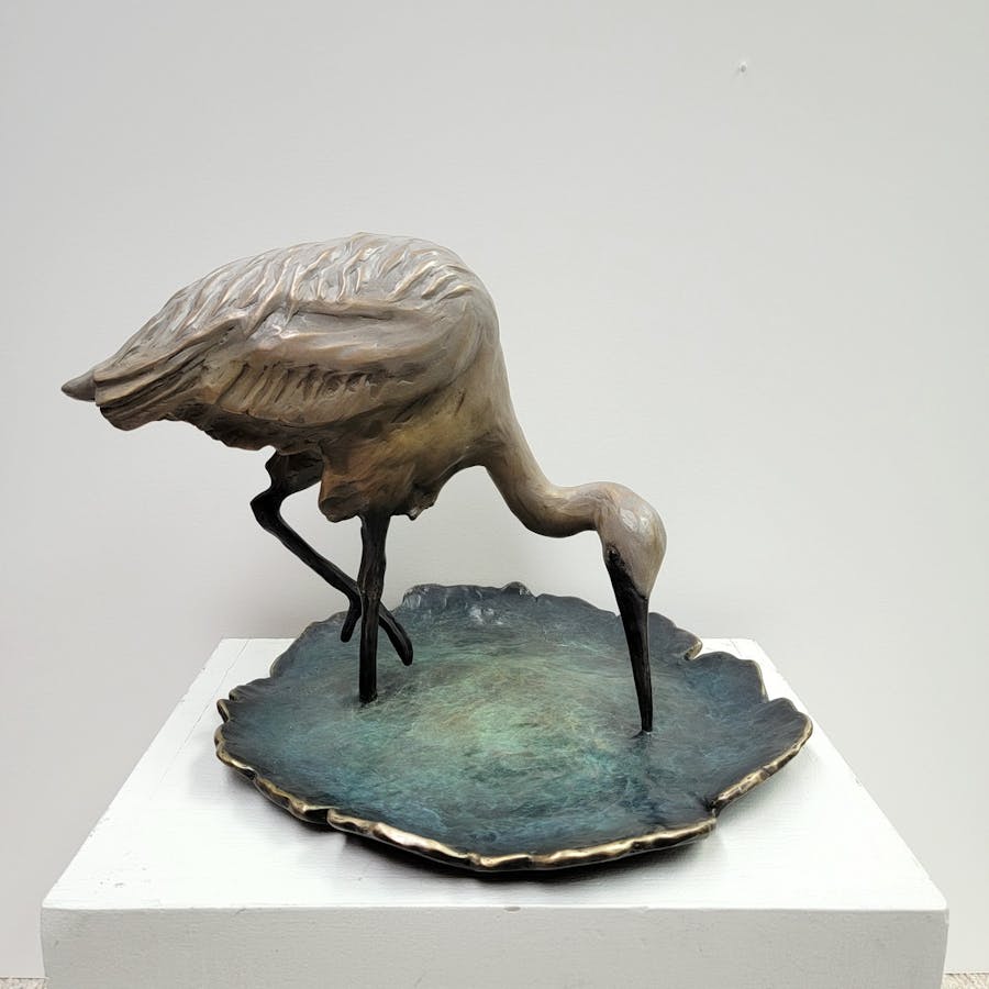 Sale - Little Egret by Barbara French Duzan