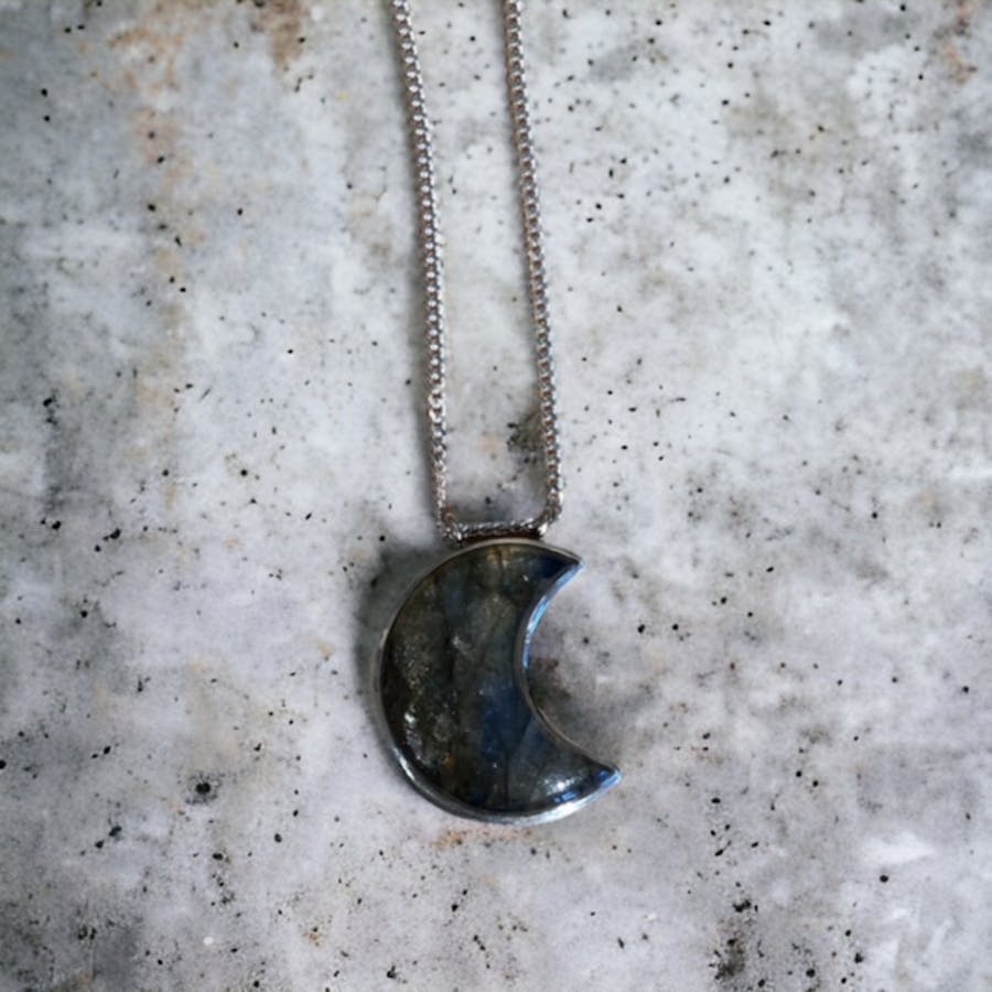 Crescent Necklace by Nina Raizel