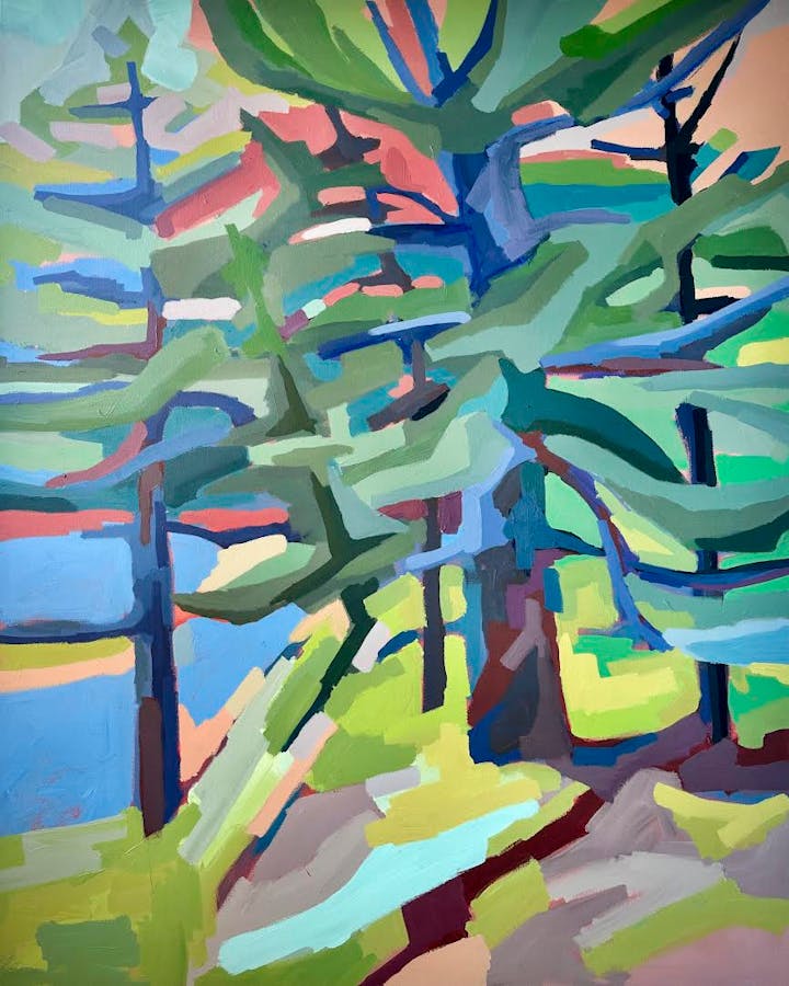 Painting by Inese Westcott