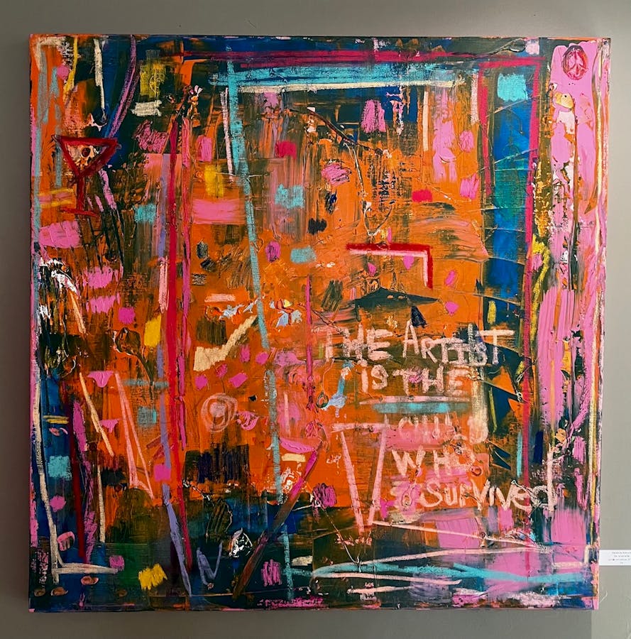 Painting by Kimberly Atwood