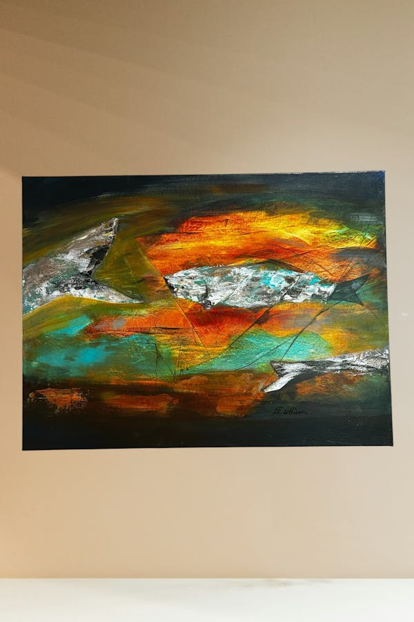 Painting by Gretchen Allison