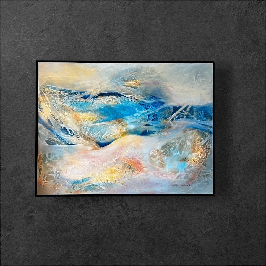 Painting by Gretchen Allison